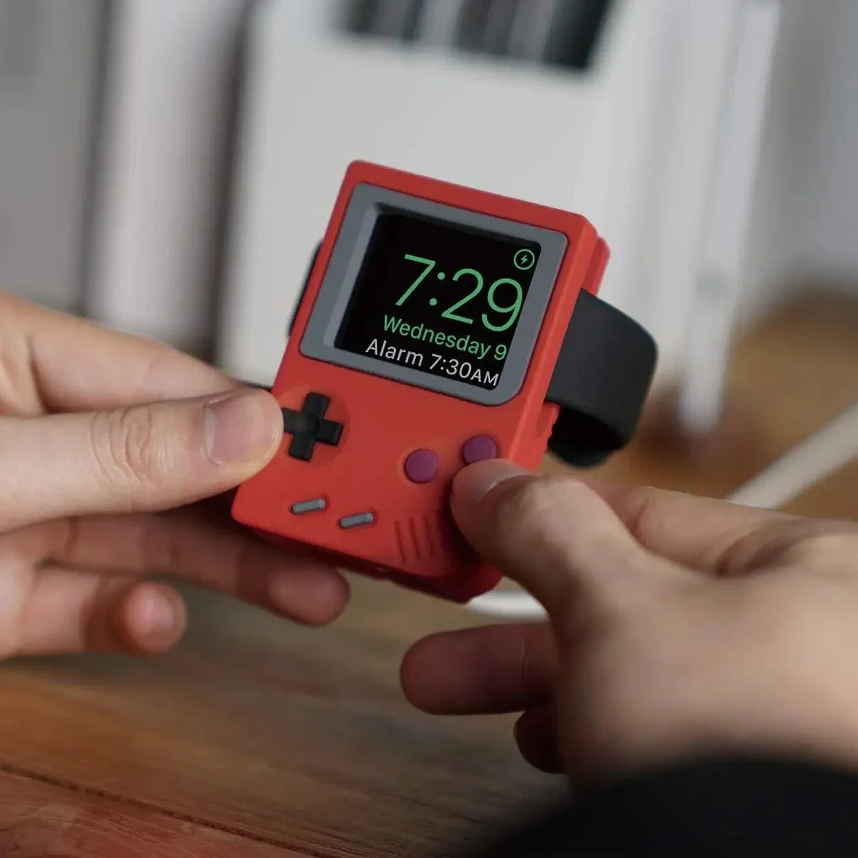 Gaming Console Vintage - Silicone Holder for IWatch Charger Stand