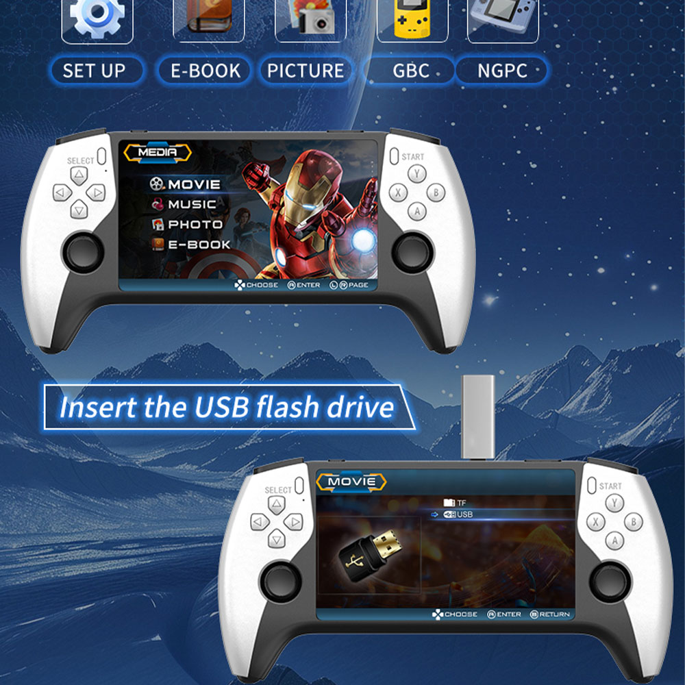 2026 New SF3500 5 Inch Handhel - Gaming Console.Emulators review and price