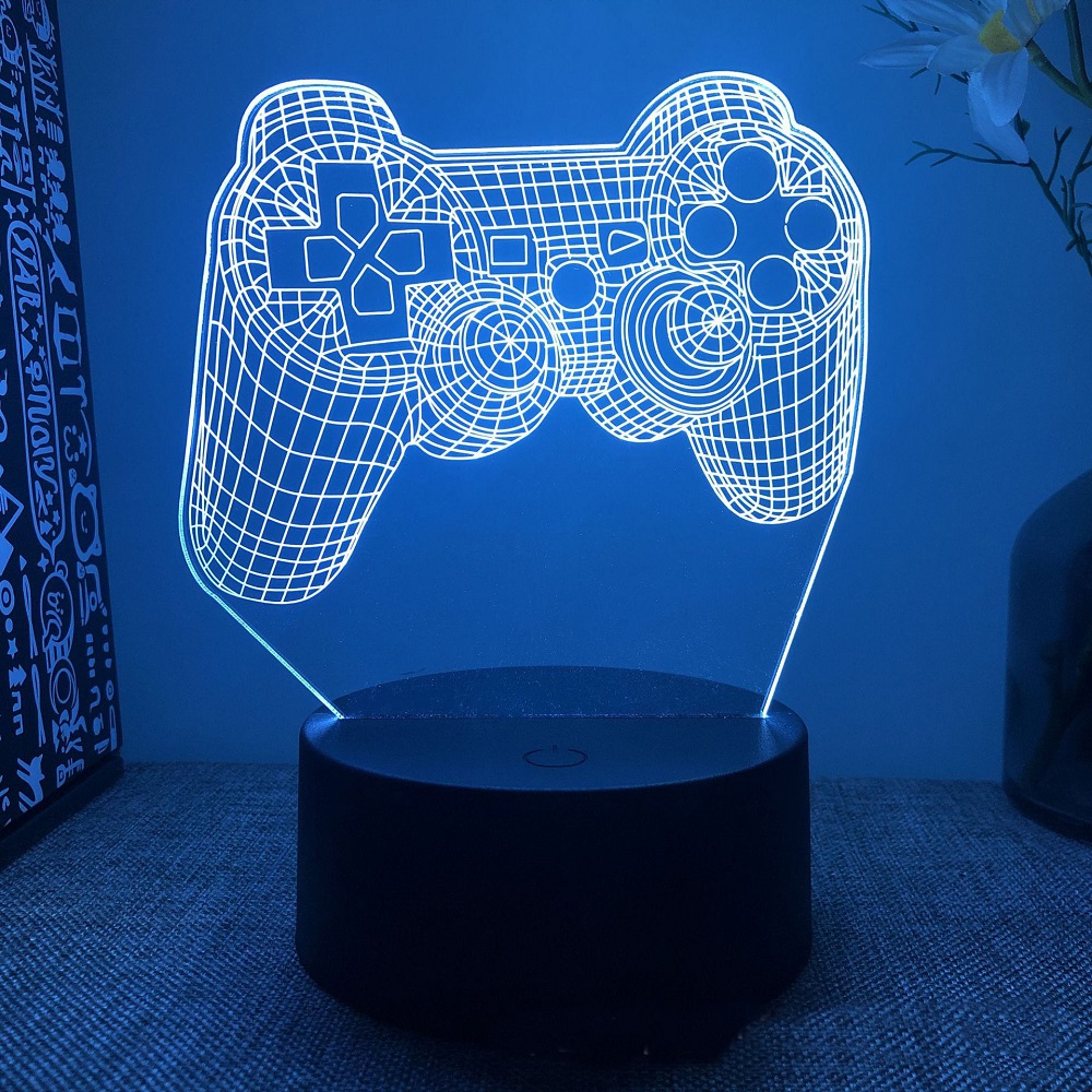3d Illusion Night Lamp Gaming  - Gaming Console Icon review and price
