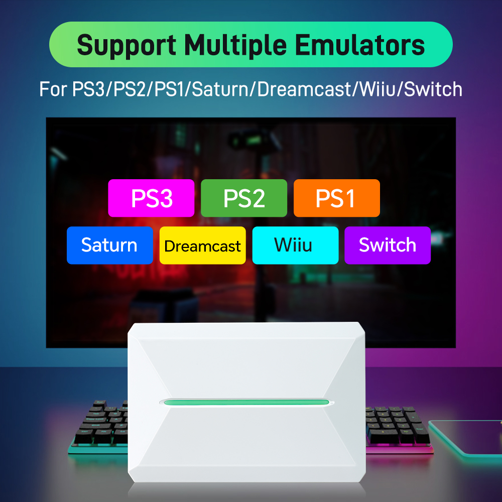 Playnite&Retrobat 500GB Game H - Gaming Console.Emulators review and price