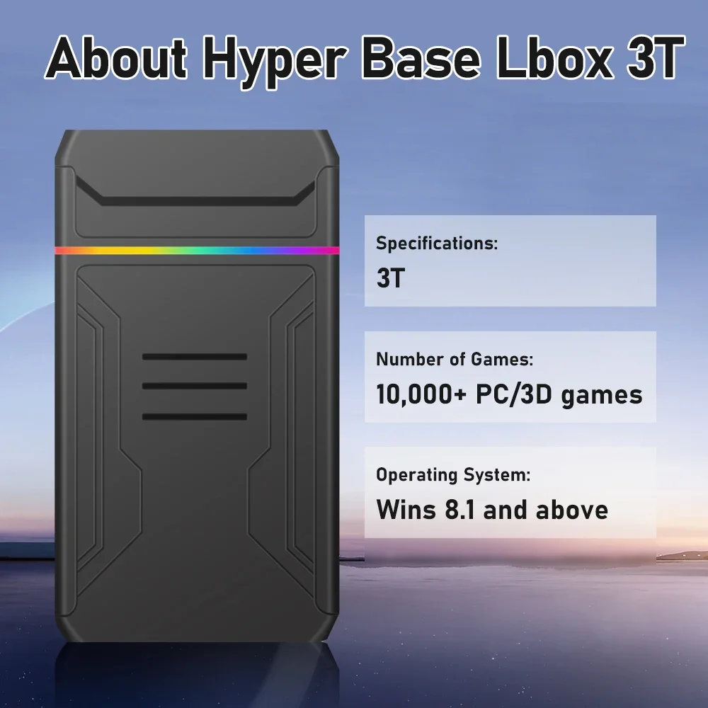 3TB Launchbox Portable Gaming  - Gaming Console.Emulators review and price