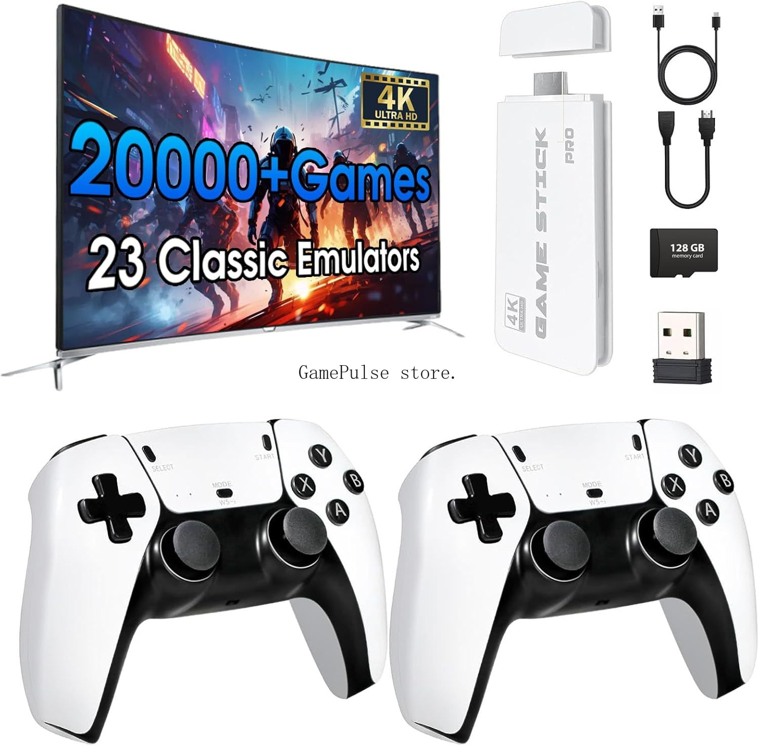 GamePulse 2026 New Retro Gamin - Gaming Console.Emulators review and price