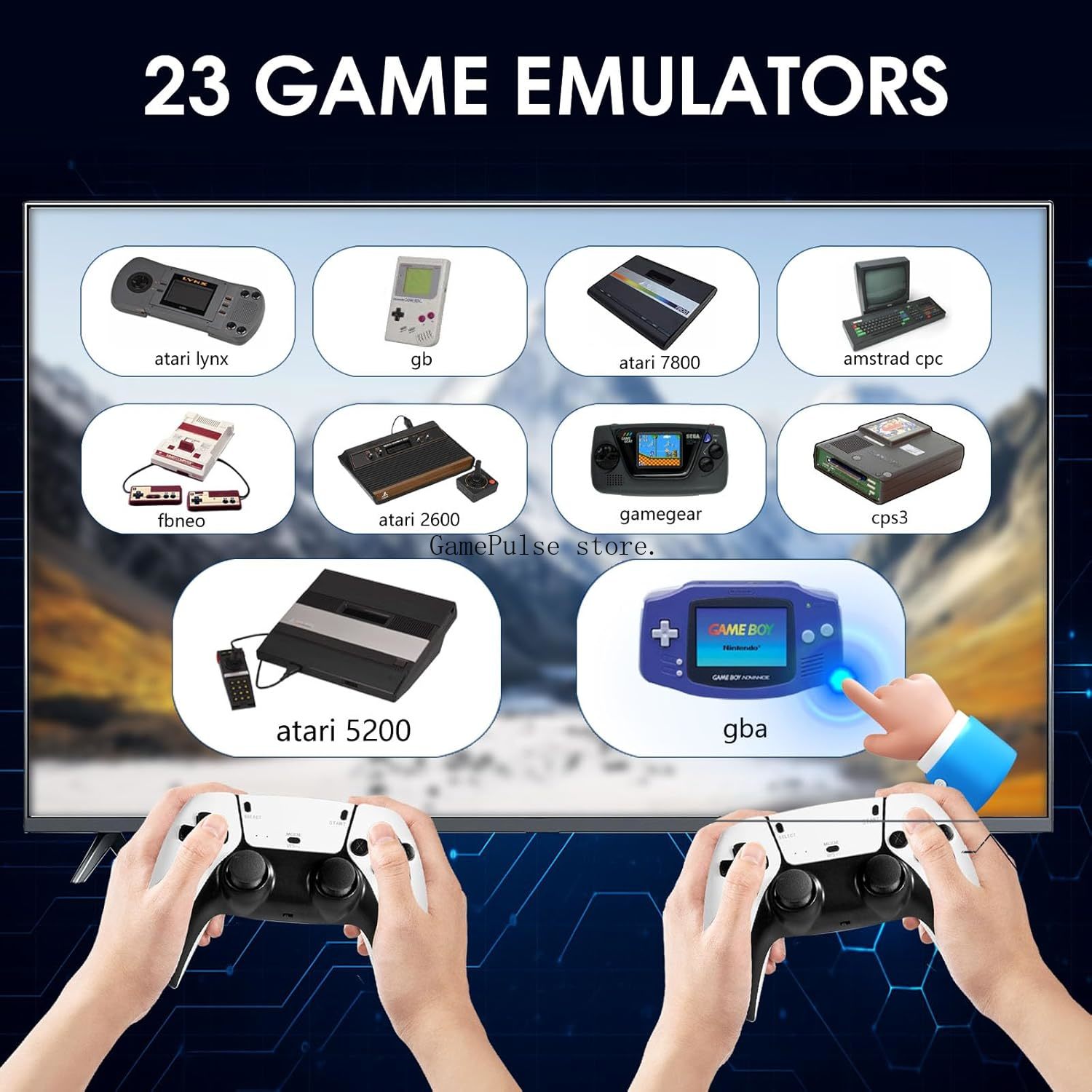 GamePulse 2026 New Retro Gamin - Gaming Console.Emulators review and price