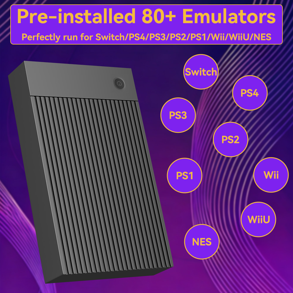 Portable 4TB Gaming HDD with 5 - Gaming Console.Emulators review and price