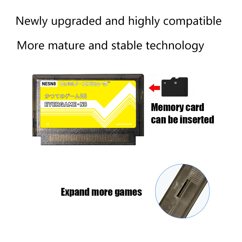 REMANK EVERGAME N8 NES Cartrid - Gaming Console Vintage review and price